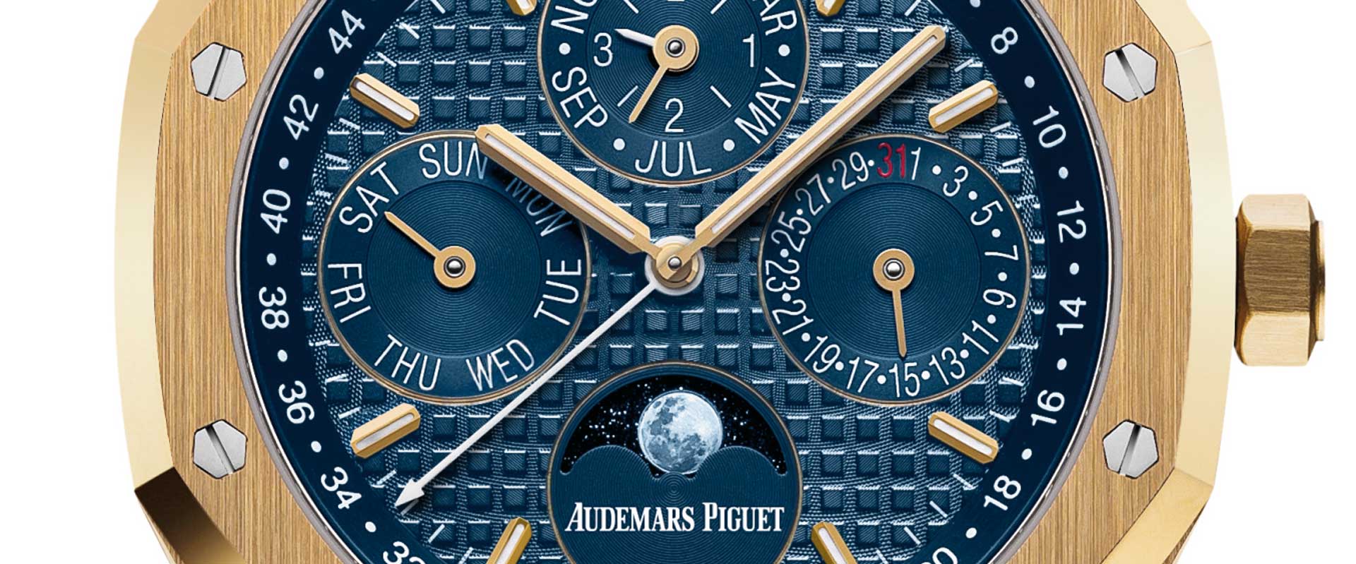 Audemars Piguet Royal Oak Perpetual Calendar In Yellow Gold