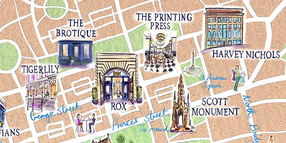 Edinburgh Perfect Proposal Guide Map