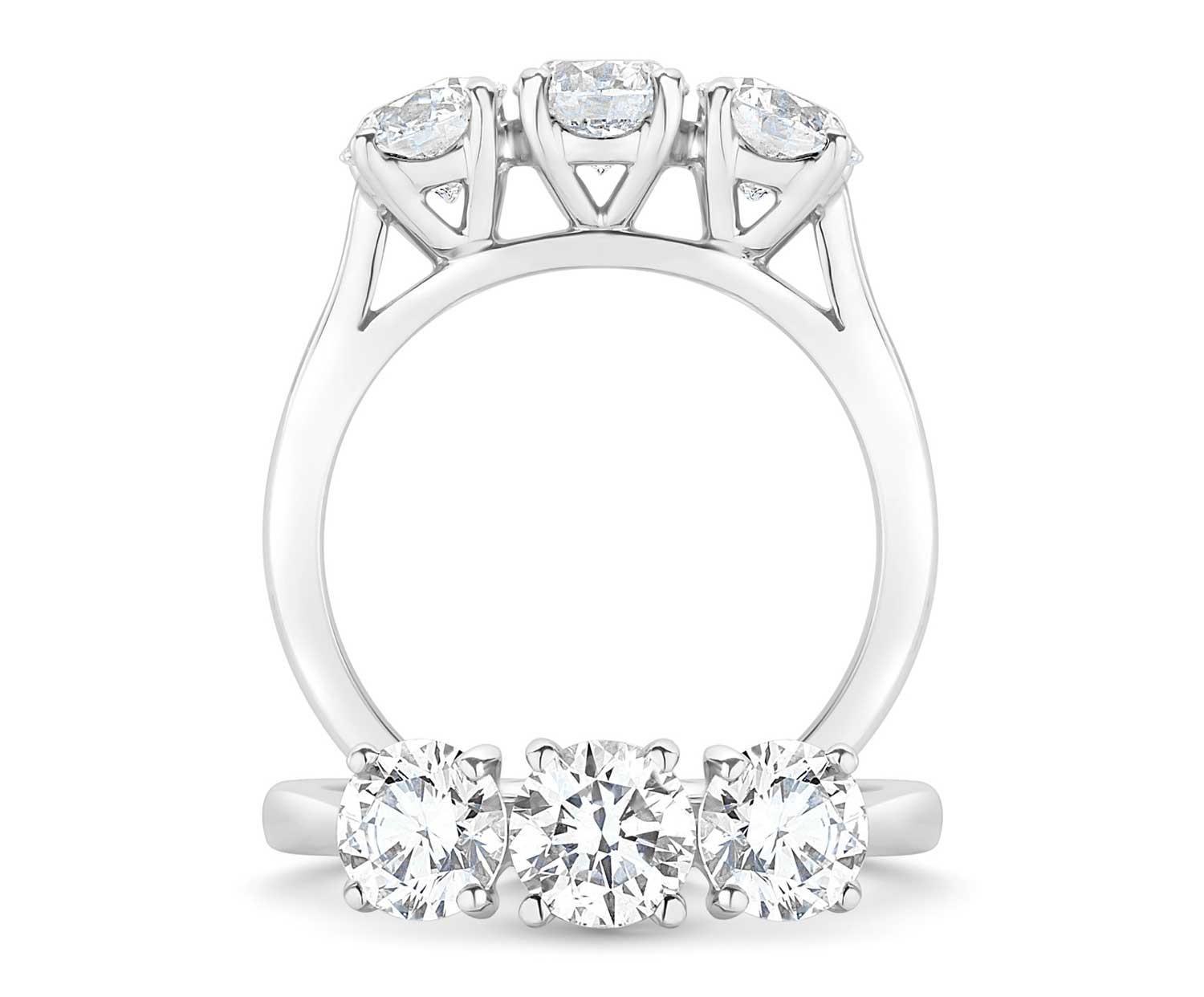 Trilogy Engagement Ring