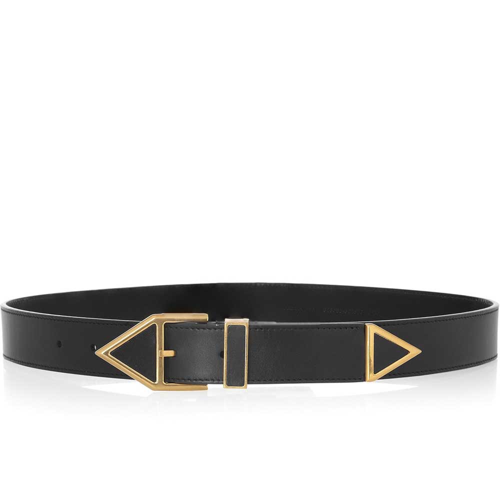 Saint Laurent Black leather Belt