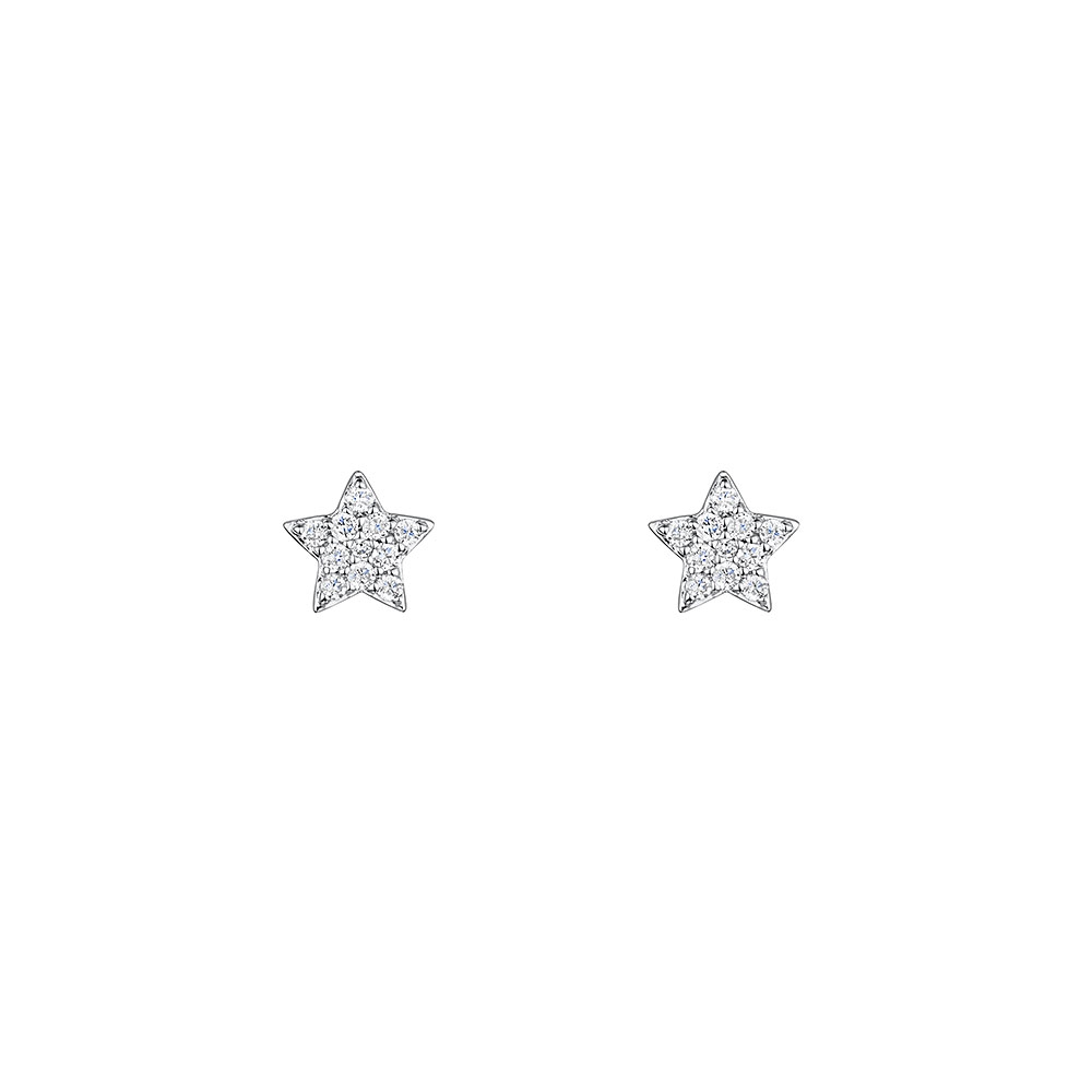 ROX Diamond Star Earrings 0.12cts