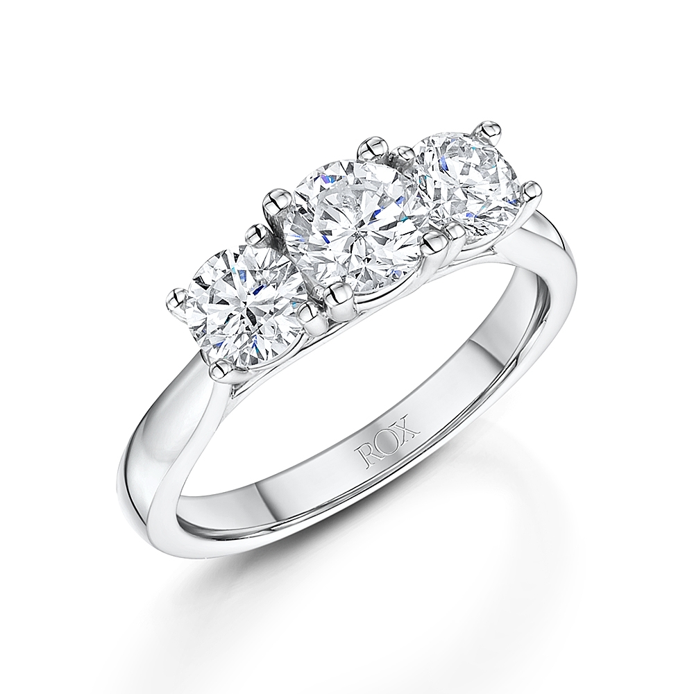 ROX Brilliant Cut Trilogy Diamond Ring 1.50cts