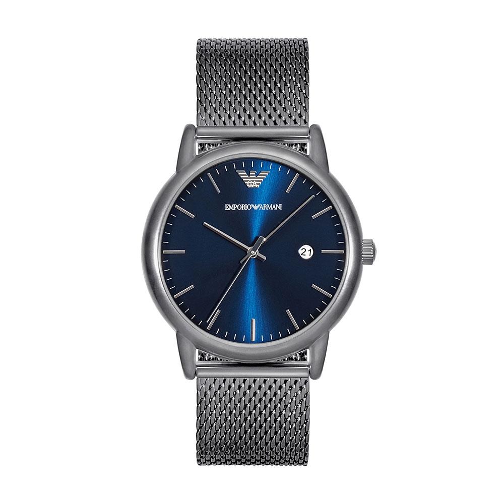 Armani Blue Dial Bracelet Watch