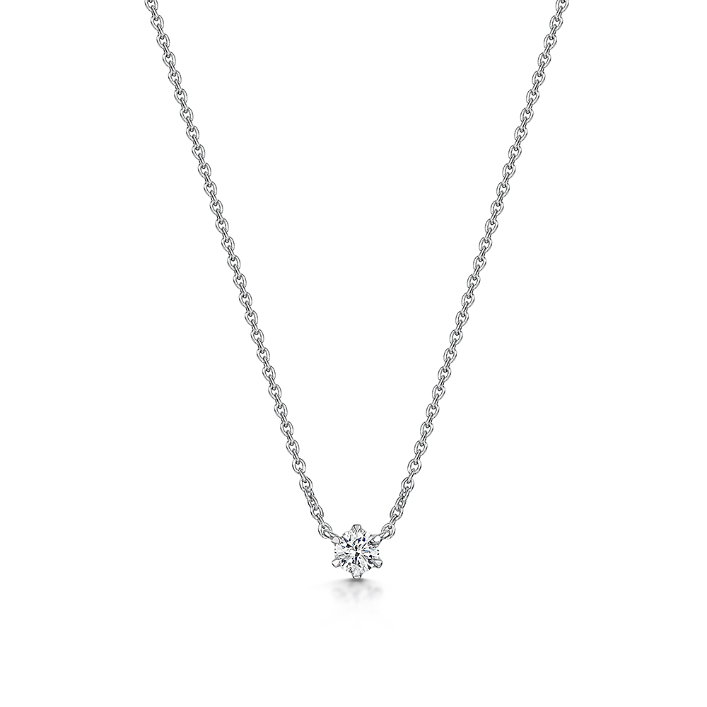 ROX Diamond Solitaire Necklace 0.12cts