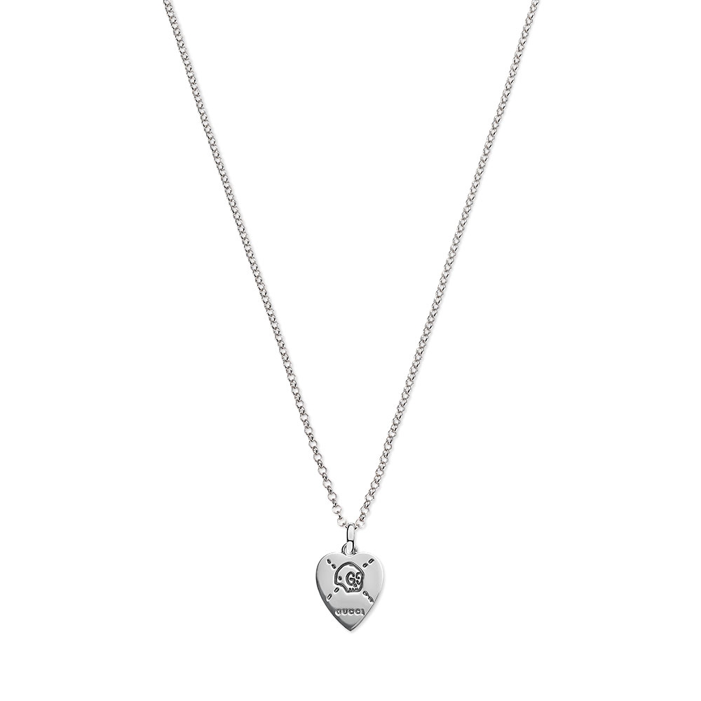 Gucci Blind for Love Heart Skull & Stars Necklace