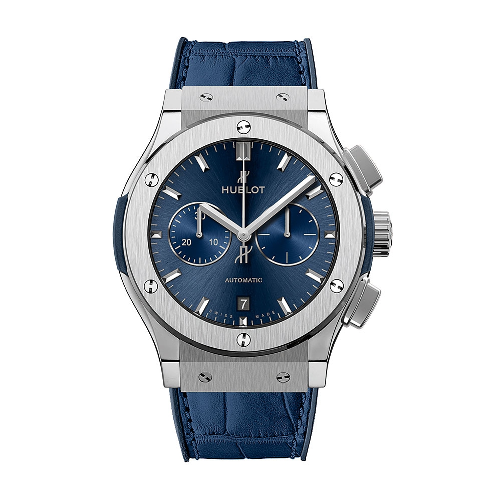 Hublot Classic Fusion Blue Titanium 42mm Watch