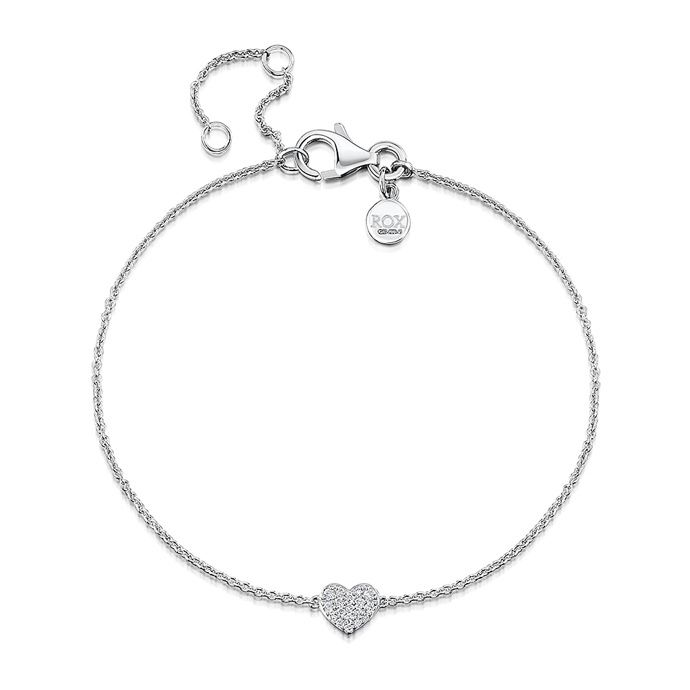 ROX Diamond Heart Bracelet 0.08cts
