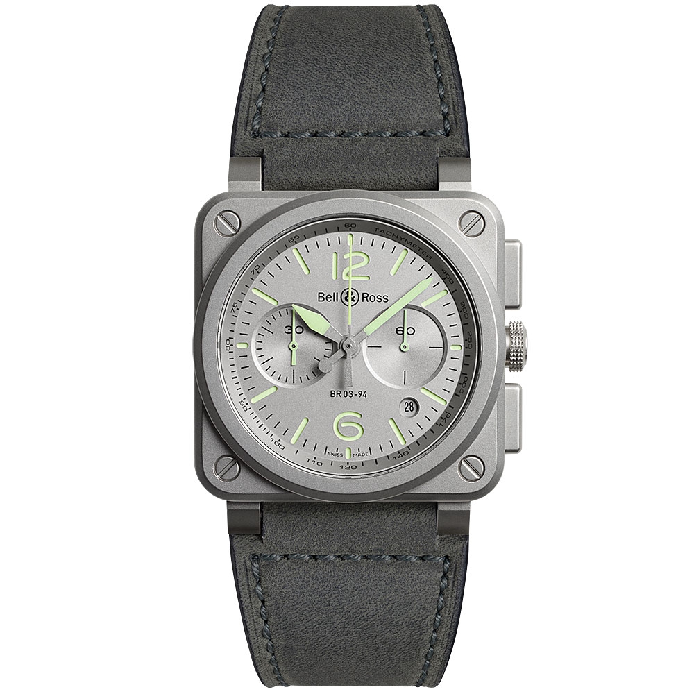 Bell & Ross Horolum Watch BR0394-GR-ST/SCA