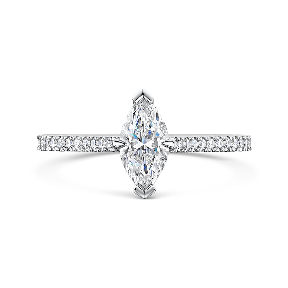 ROX Love Marquise Cut Diamond Ring 0.92cts