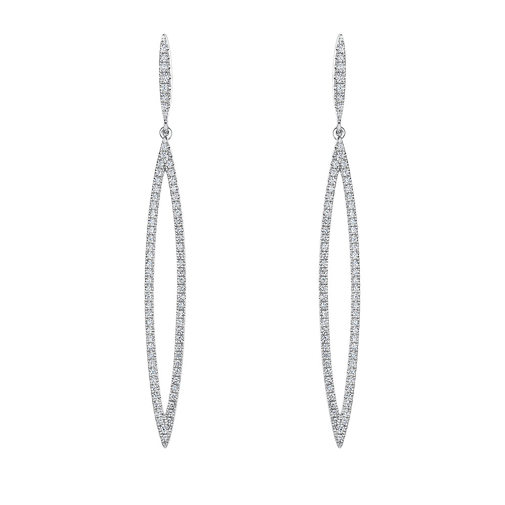 ROX Diamond Drop Earrings 0.41cts