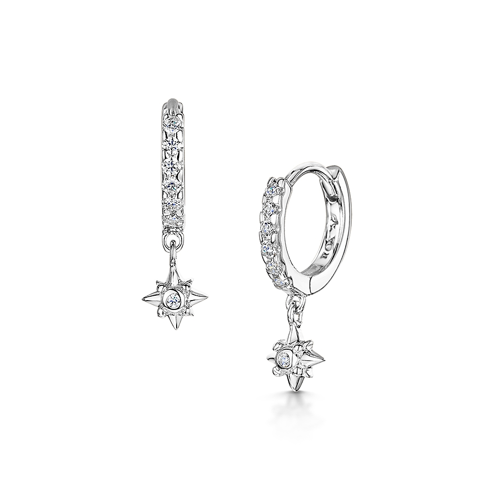 ROX Celestial Hoop and Star Earrings