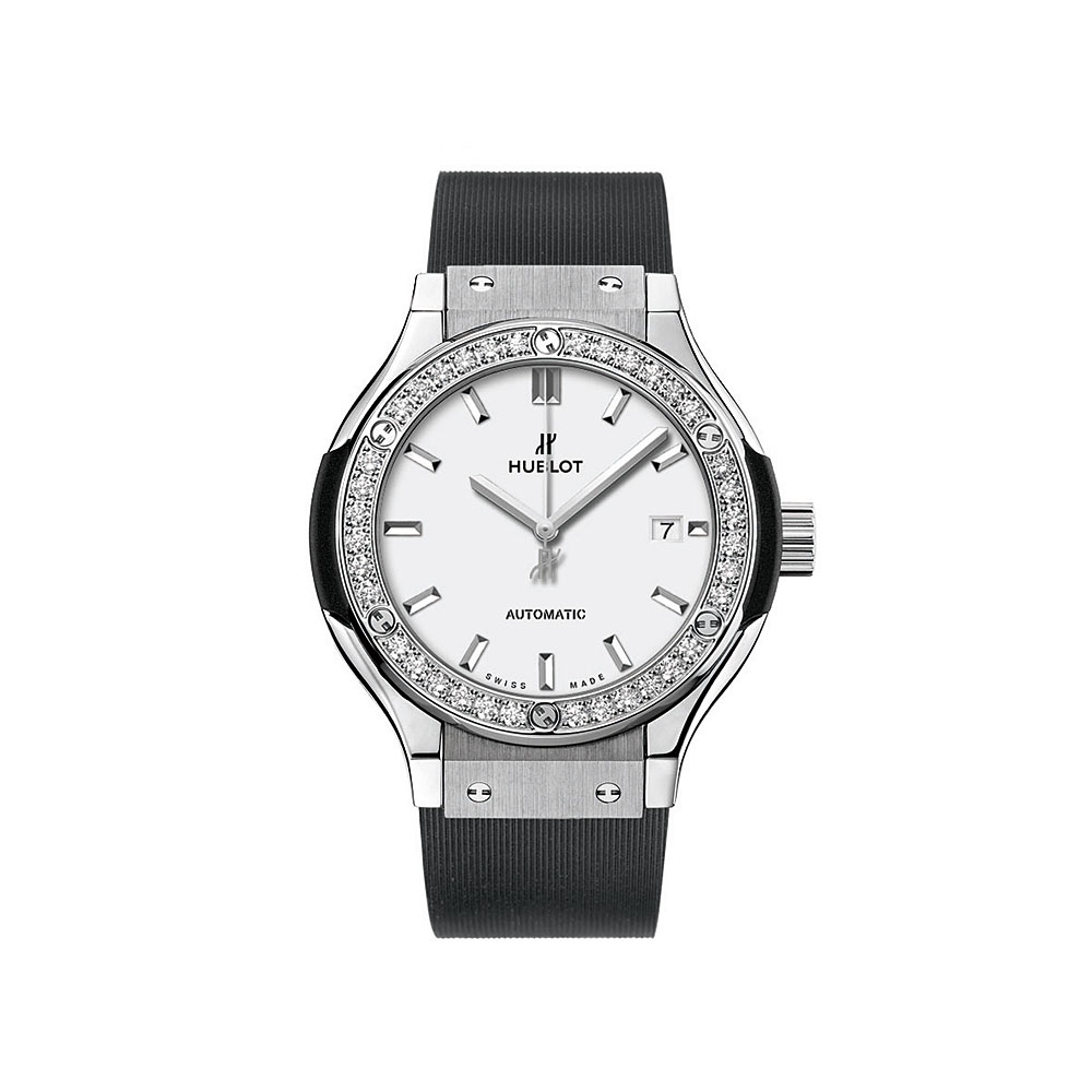 Hublot Classic Fusion Titanium Diamond Watch 33mm