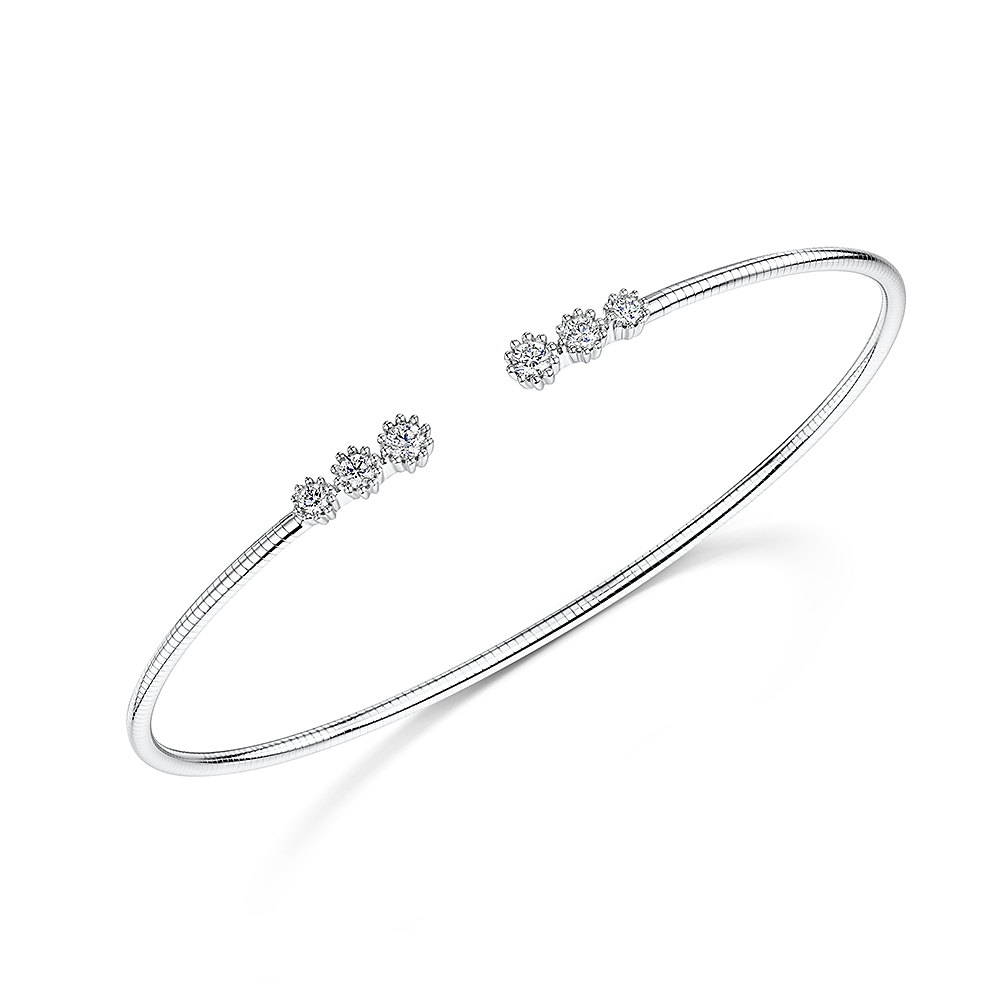 ROX Diamond Torque Bangle 0.32cts