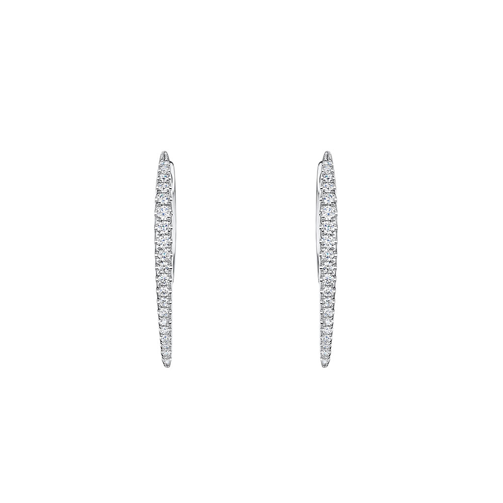 ROX Diamond Hoop Earrings 0.34cts