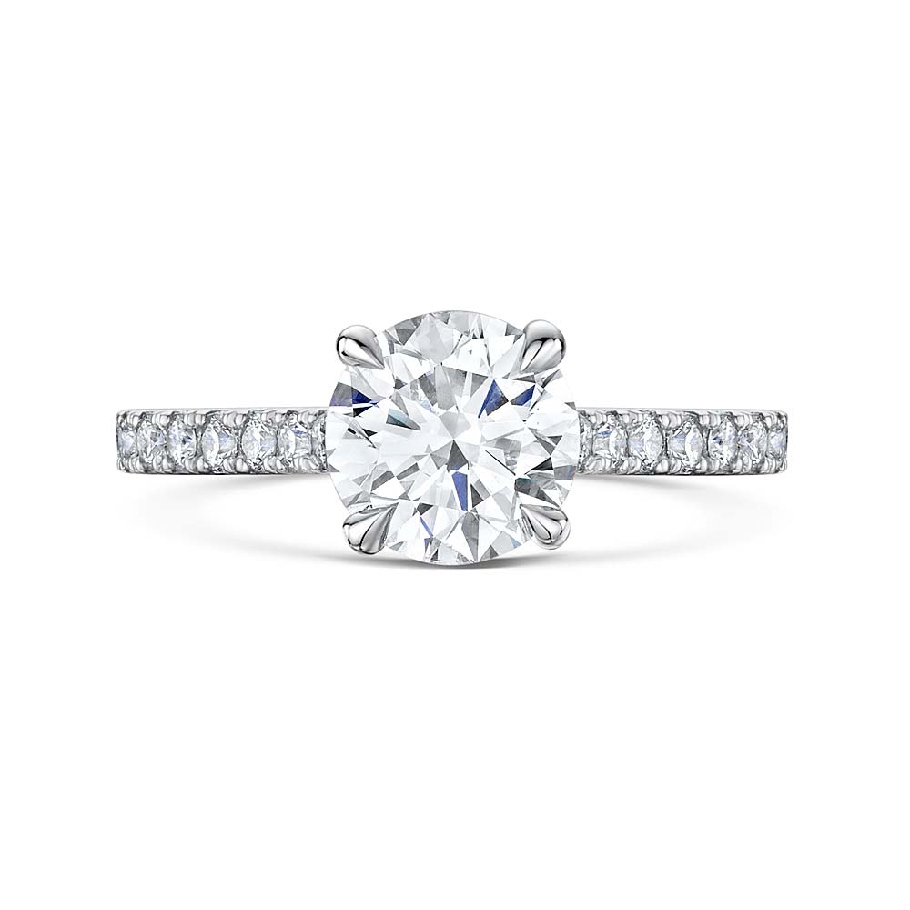 ROX Love Brilliant Cut Diamond Ring 1.92cts