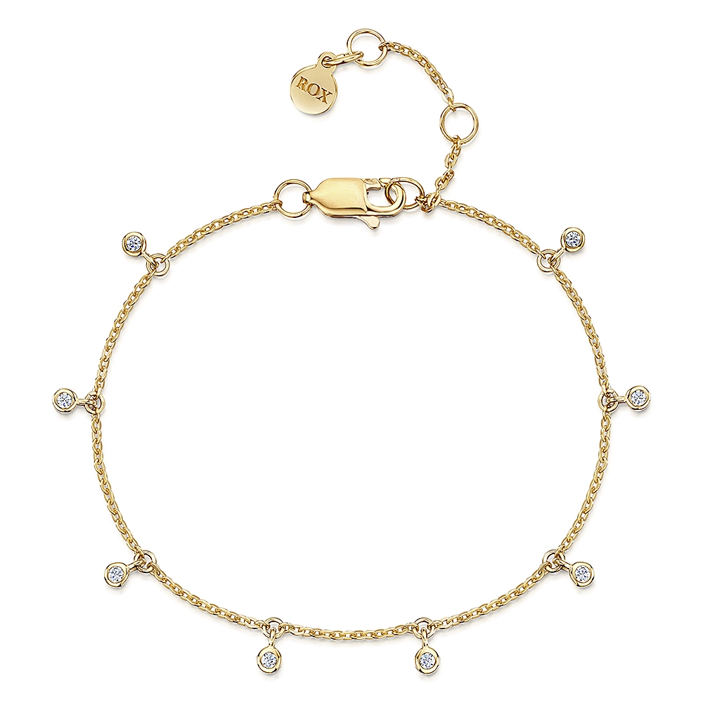ROX Celestial Gold Vermeil Drop Bracelet