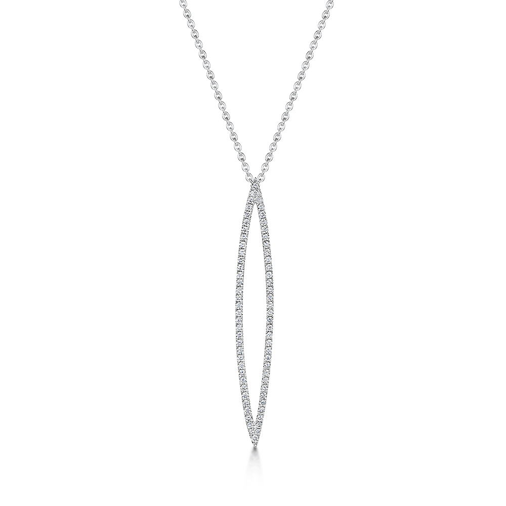 ROX Diamond Open Drop Pendant 0.31cts