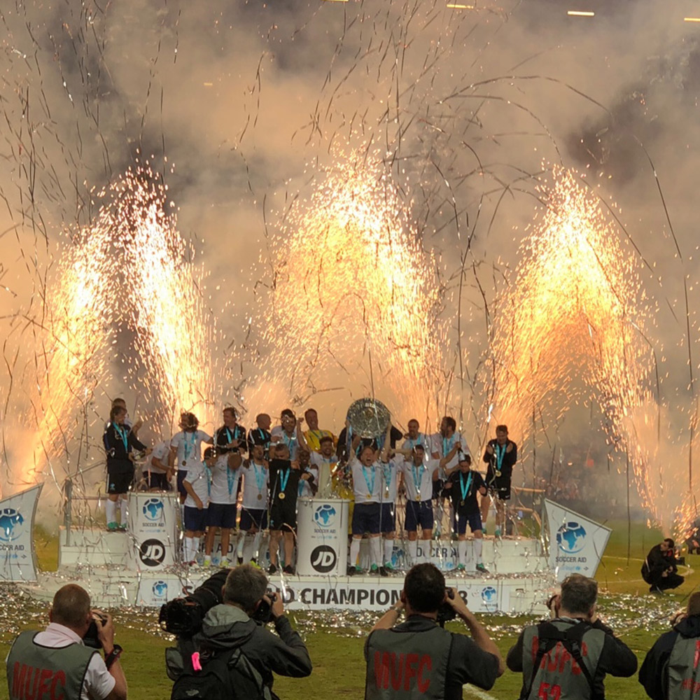 Celebrations Soccer Aid