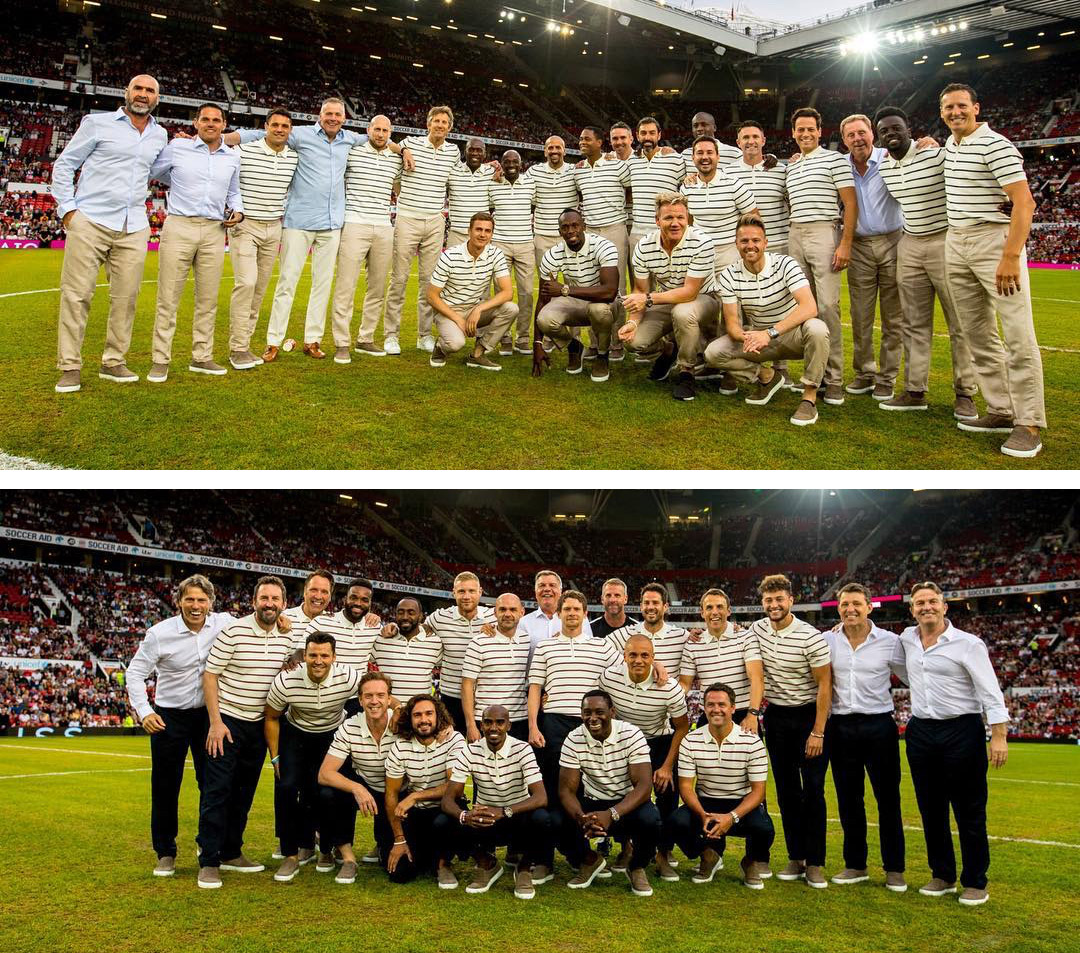 Team Photos Soccer Aid