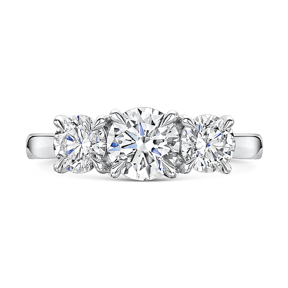 ROX Adore Brilliant Cut Trilogy Diamond Ring 2.16cts