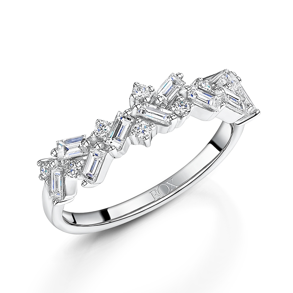 ROX Diamond Baguette Cut Dress Ring 0.64cts