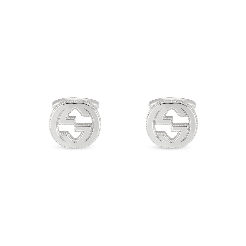 Gucci Men Interlocking G Cufflinks