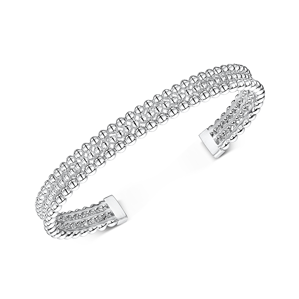 ROX Orbit Beaded Torque Bangle