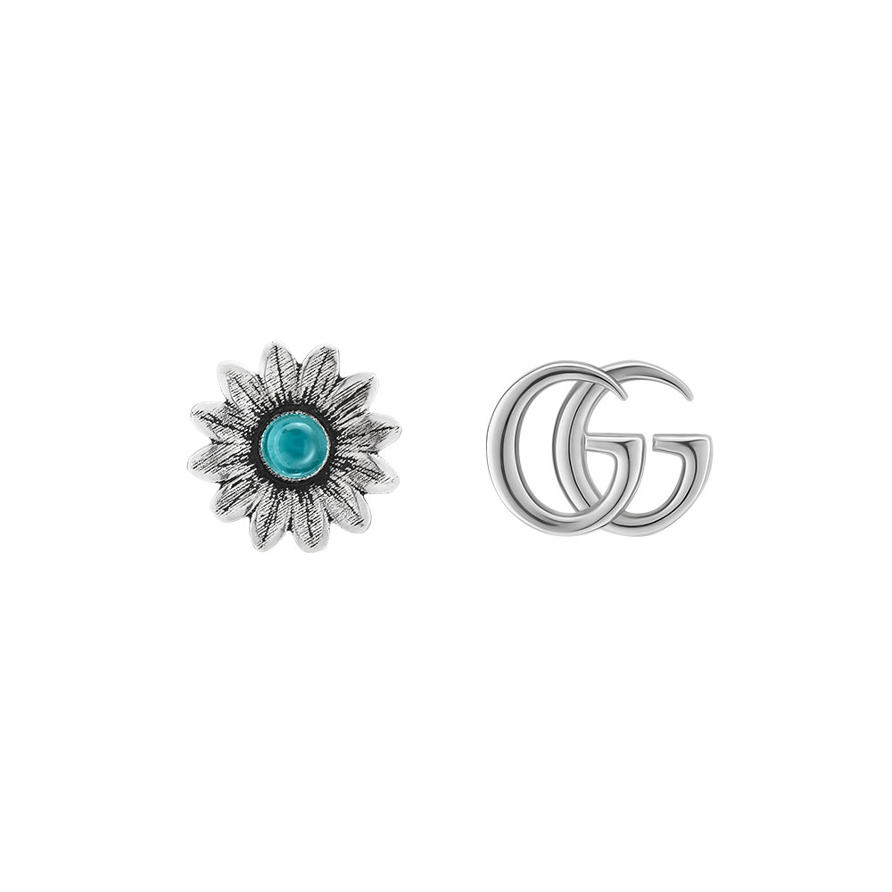 Gucci GG Marmont Interlocking G Stud Earrings YBD527344001