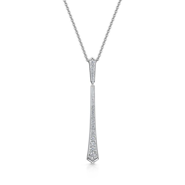 Cosmic Diamond Drop Necklace 0.23cts