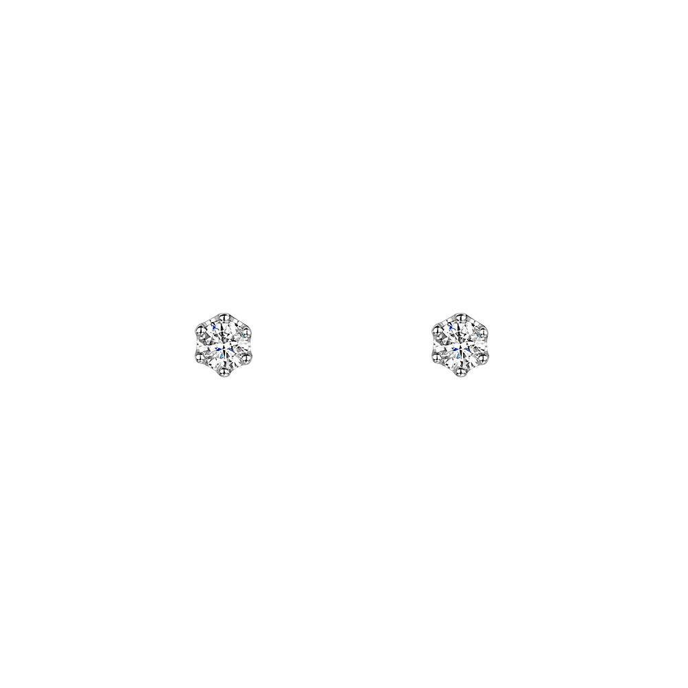 ROX Diamond 6-Claw Earrings 0.30cts