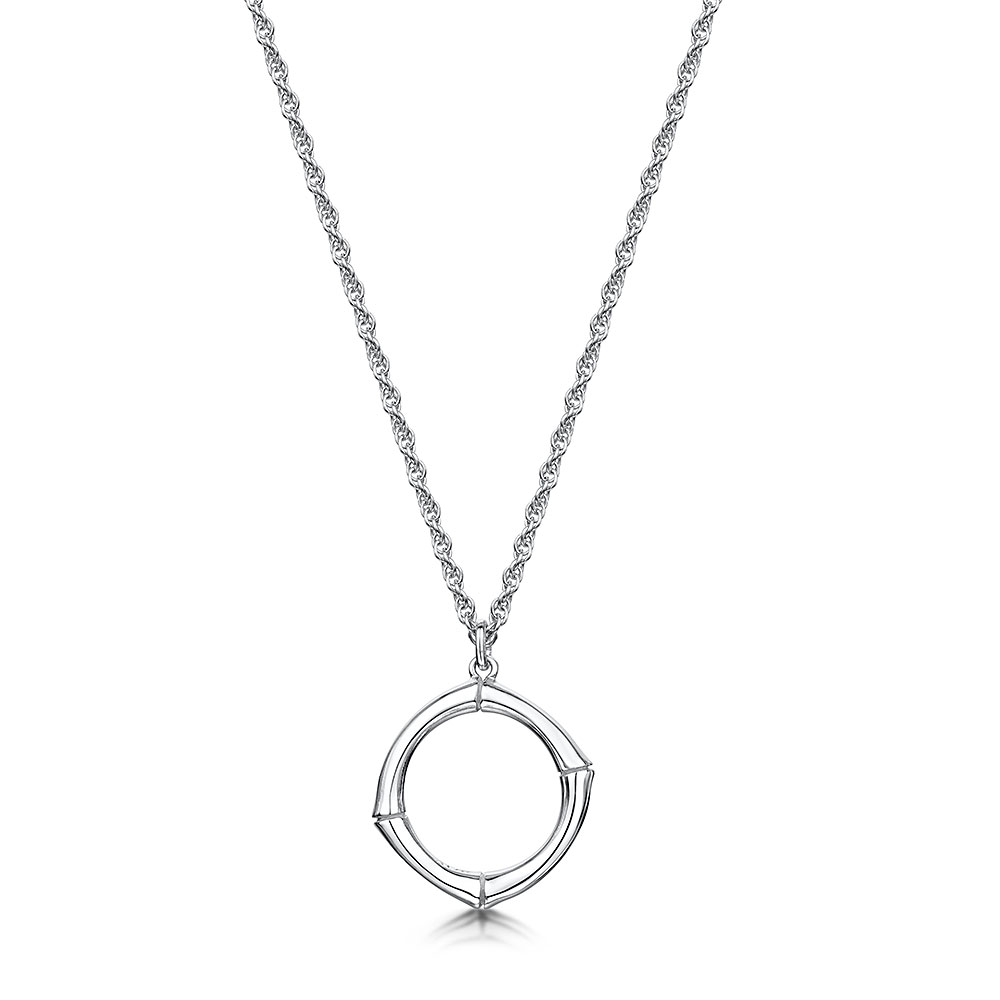 ROX Bamboo Sterling Silver Necklace
