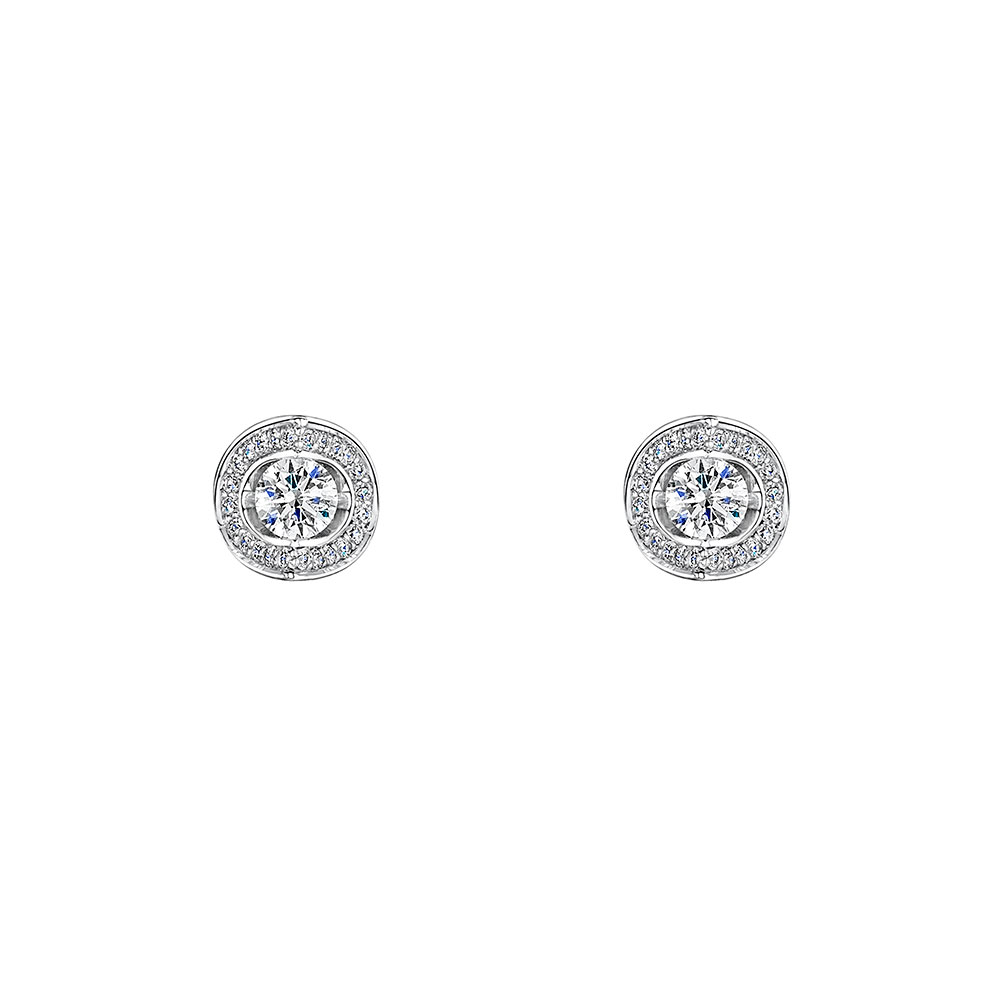 ROX Diamond Tension Set Earrings 0.40cts