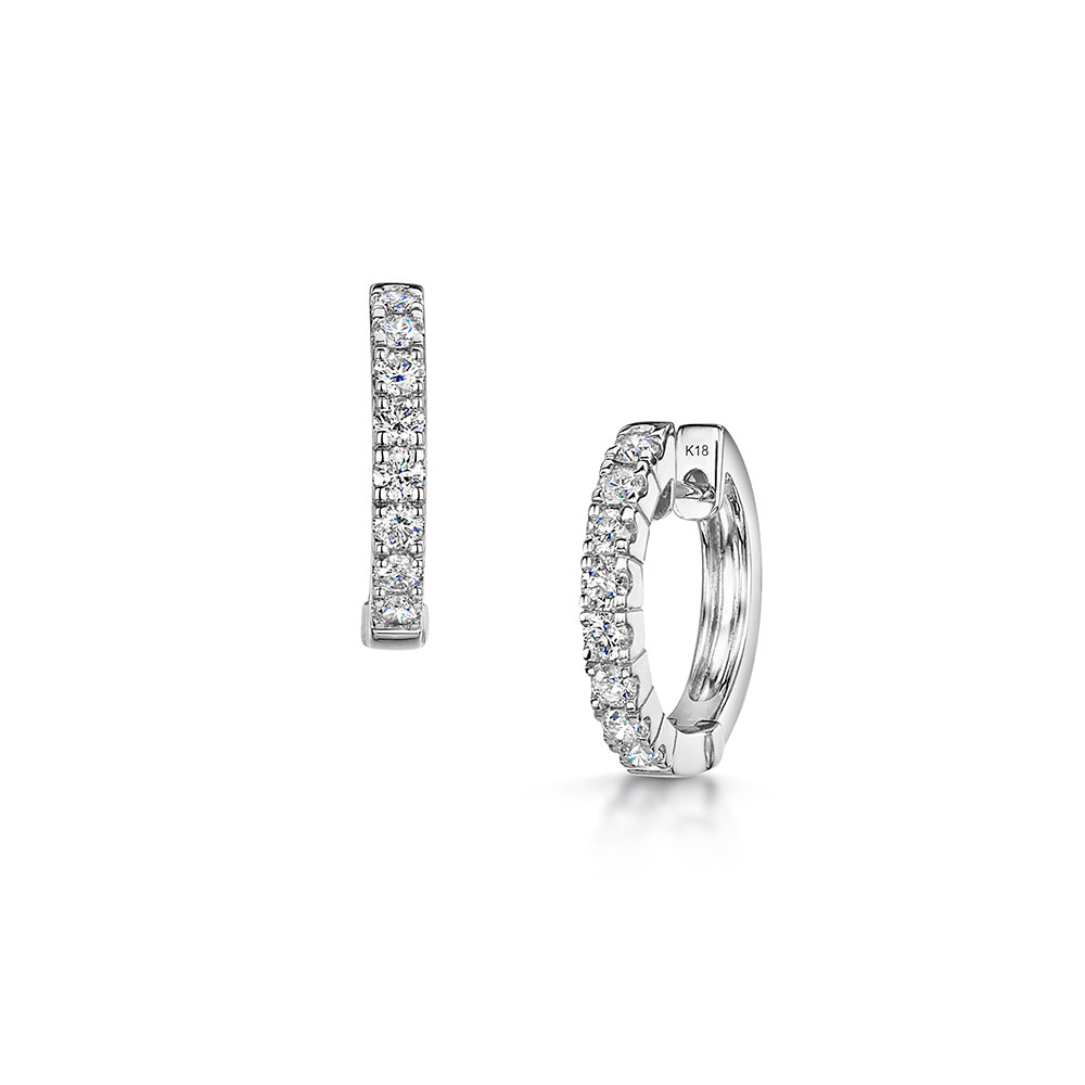 ROX Diamond Hoop Earrings 0.71cts