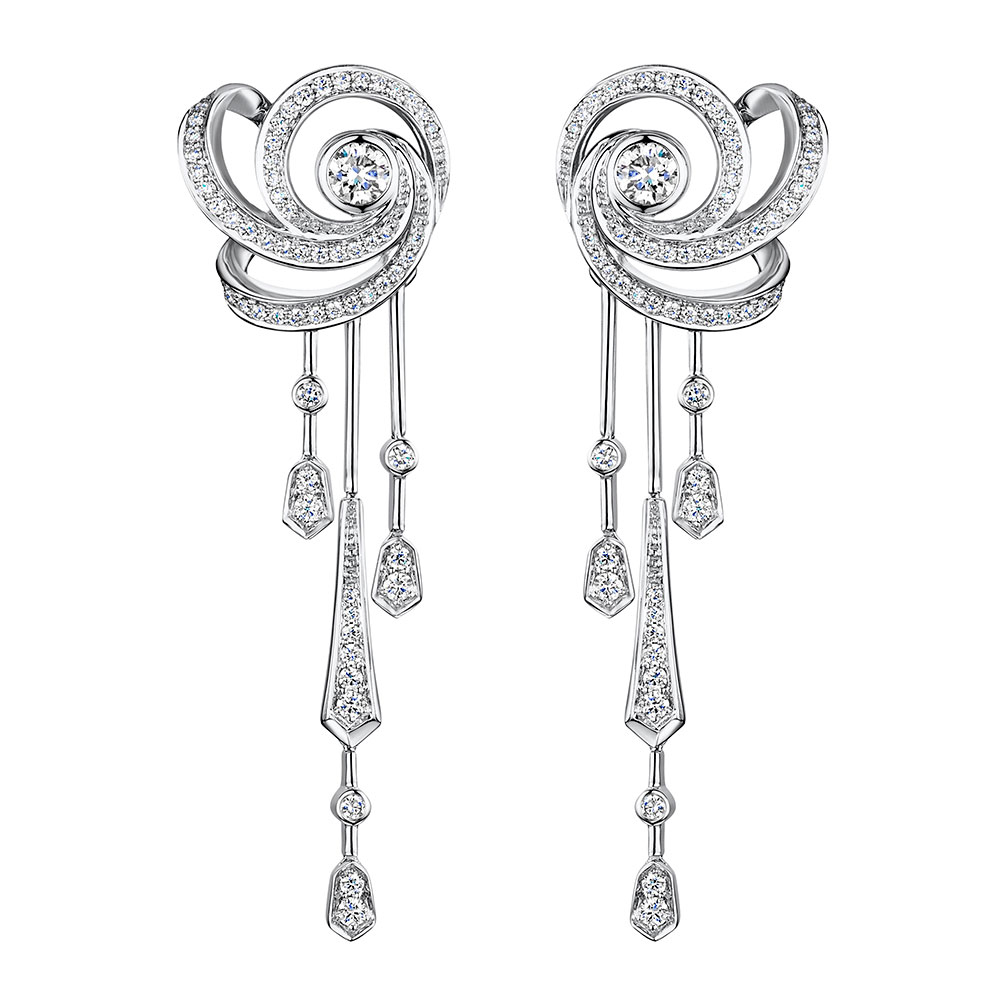 Cosmic Diamond Drop Earrings 0.88cts