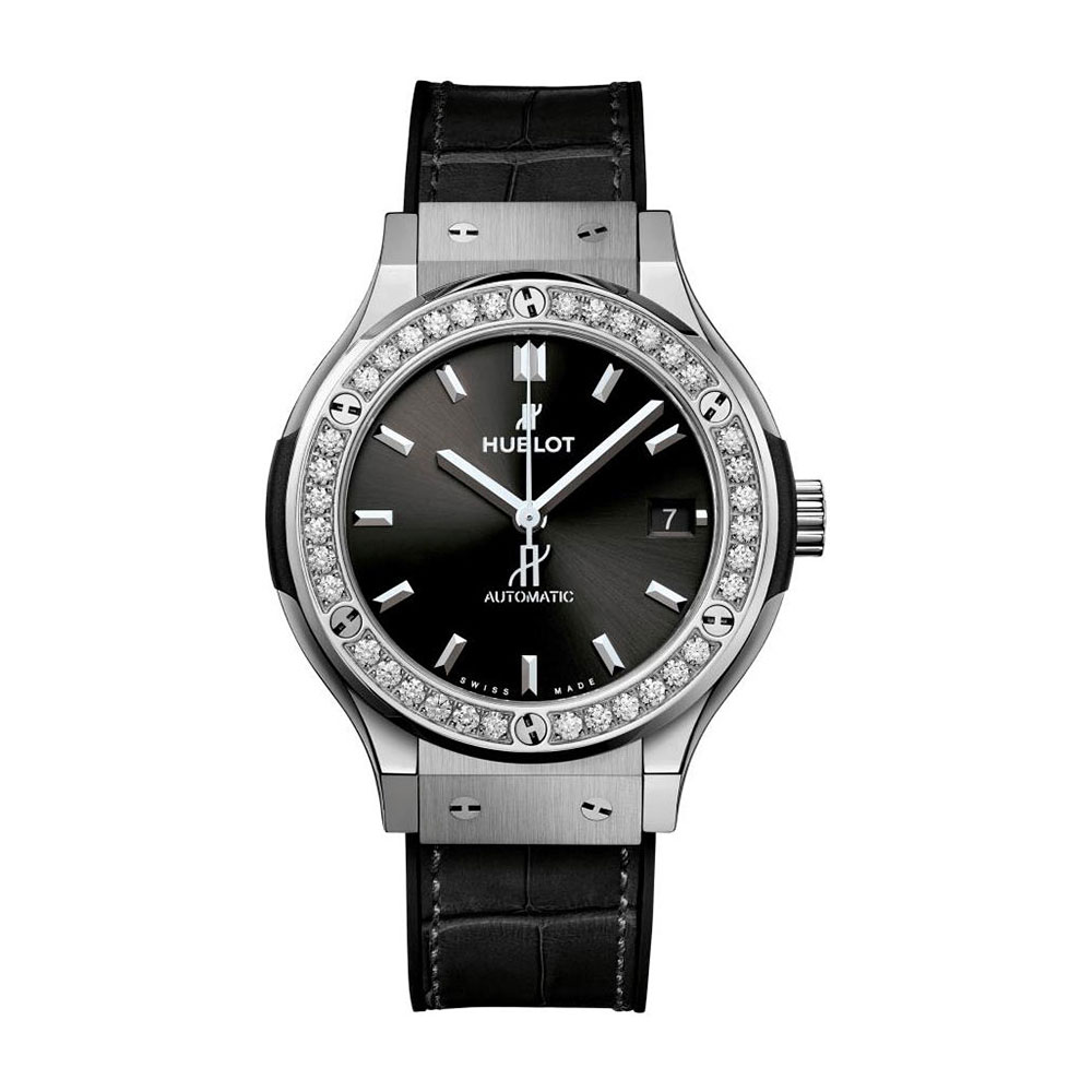Hublot Classic Fusion Titanium Diamond Watch 38mm