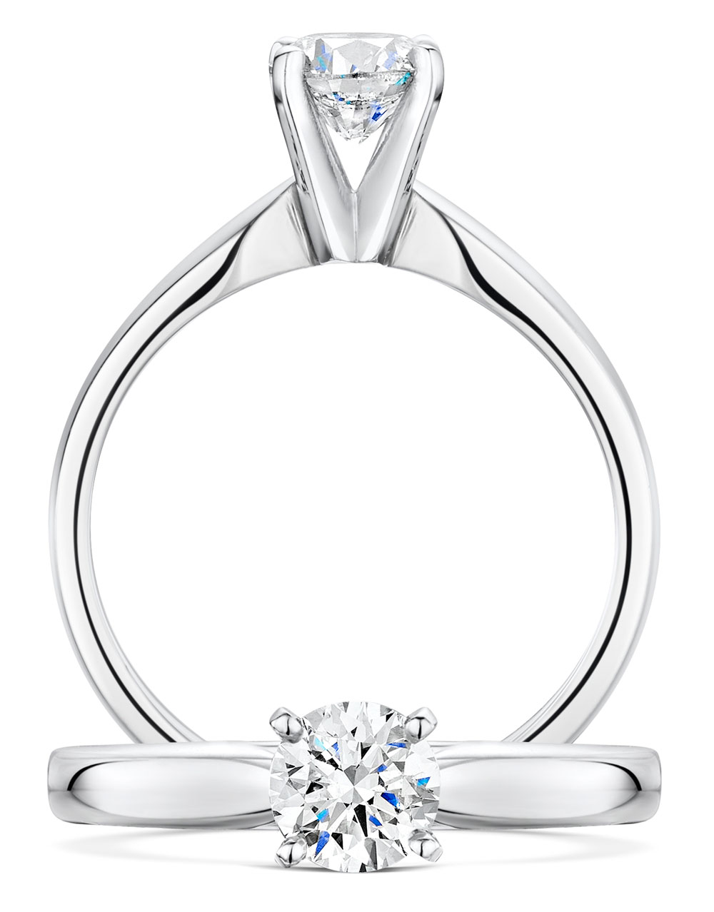 Classic Brilliant Cut Diamond Ring