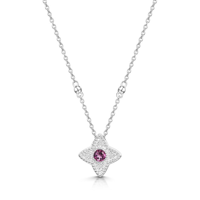 ROX Talisman Pink Rhodolite Garnet Necklace