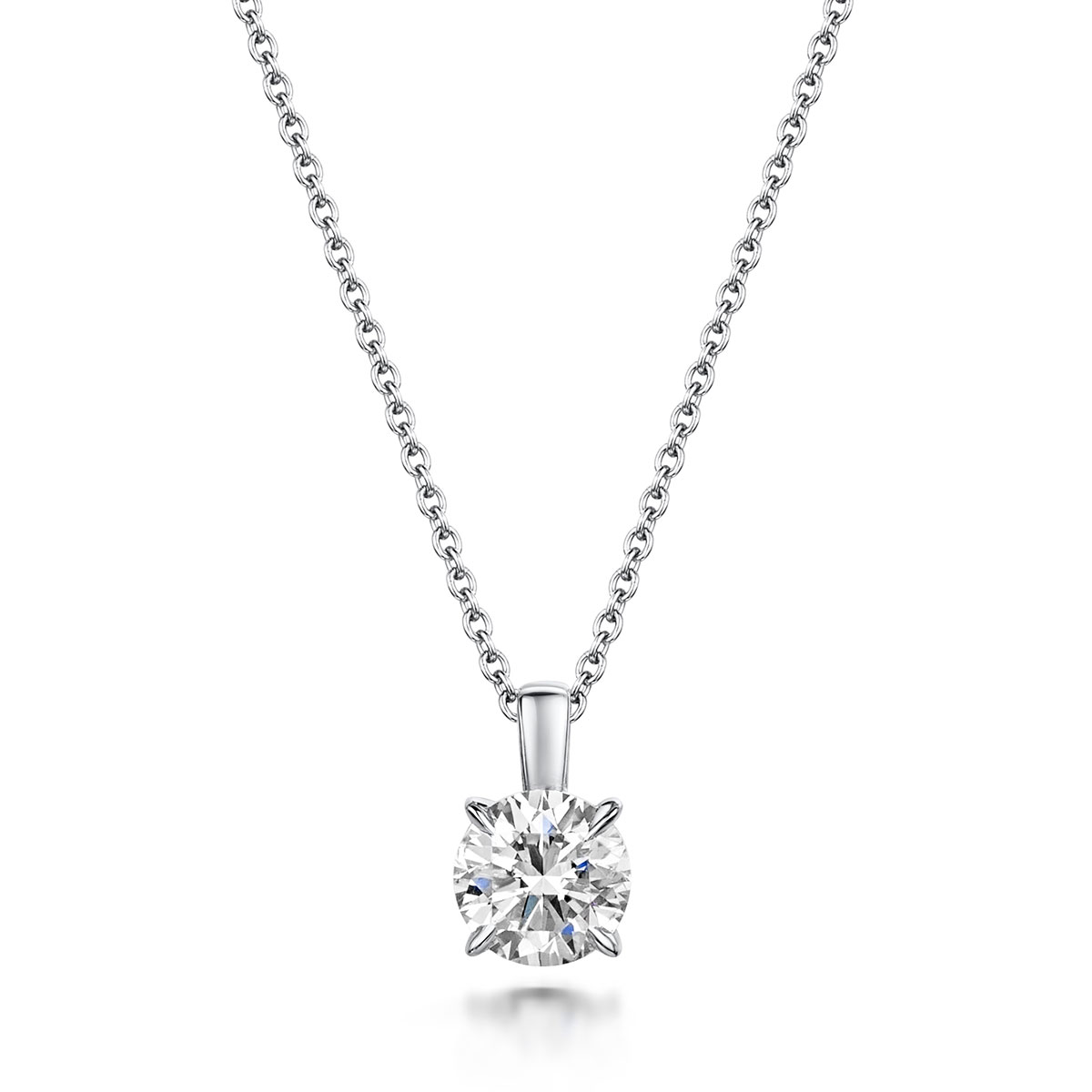 ROX Honour Diamond Necklace in Platinum