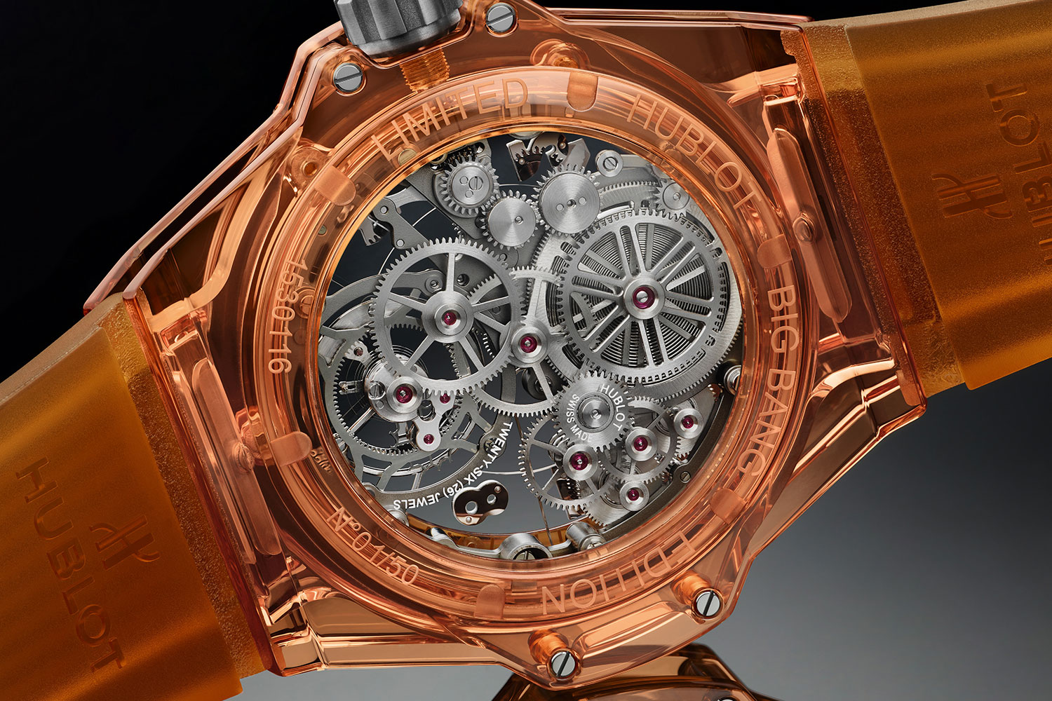 Hublot Big Bang Tourbillon Automatic Orange Sapphire 45mm Watch