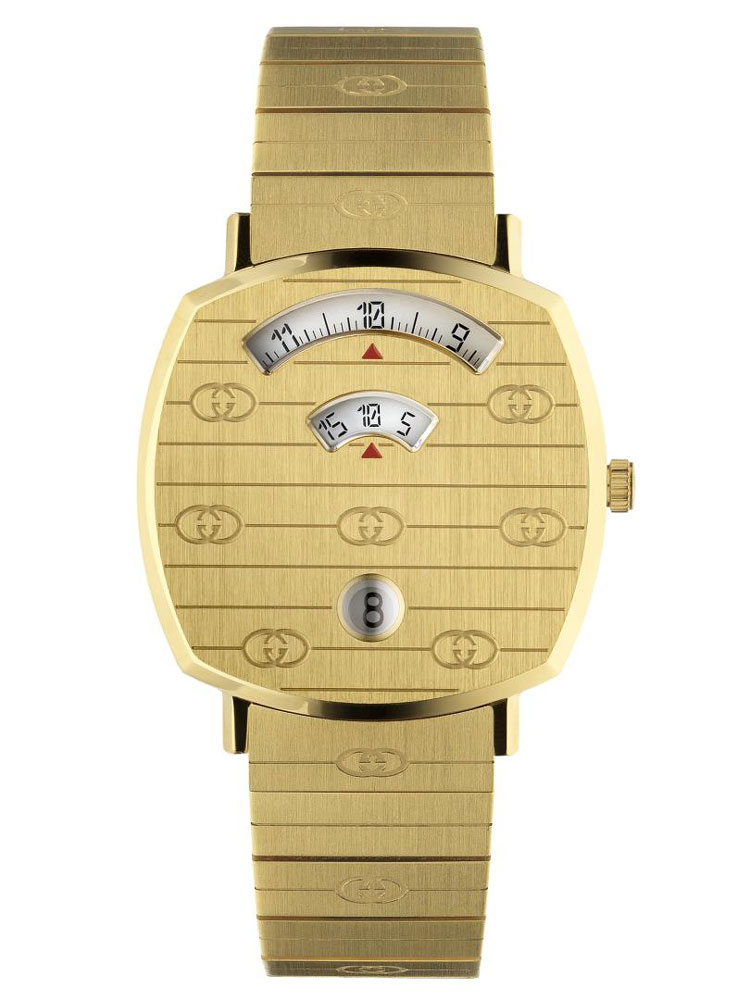 Gucci Grip Yellow Gold PVD Watch