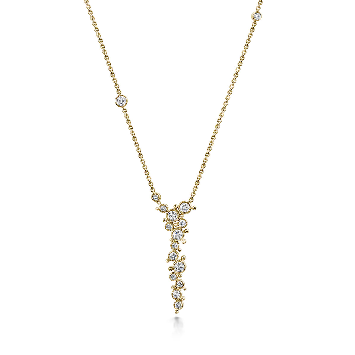 ROX Cascade Diamond Drop Necklace 0.72cts