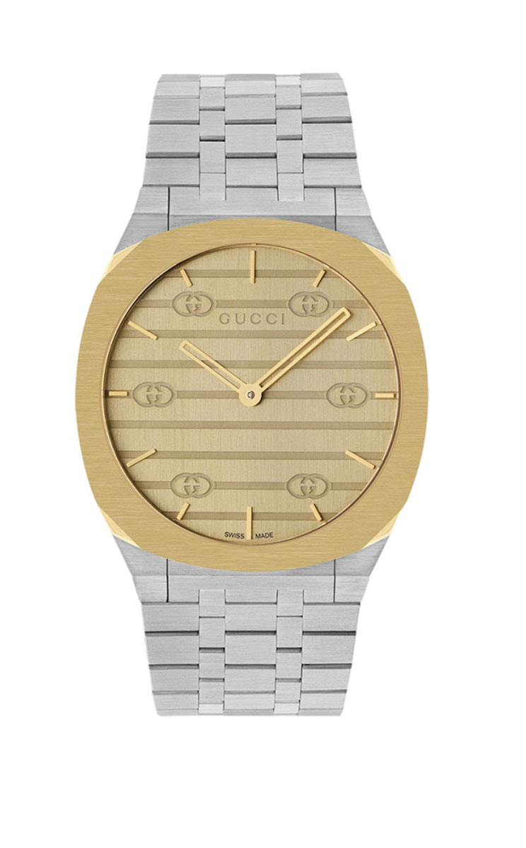Gucci 25H MD38 Bracelet 38mm Watch YA163405