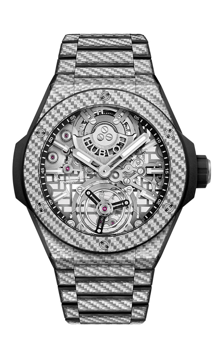 Hublot Big Bang Integrated Tourbillon Full Carbon 43mm Watch 455.YS.0170.YS