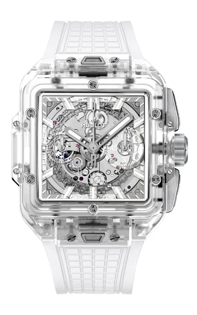 Hublot Square Bang Unico Sapphire 42mm Watch 821.JX. 0120.RT