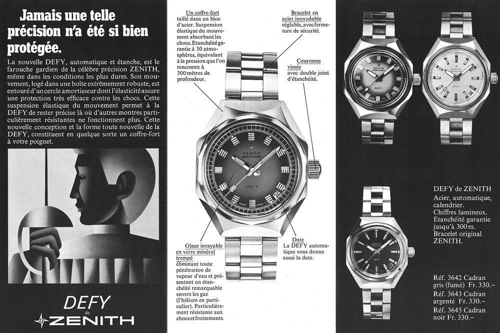 Retro zenith watch flyer