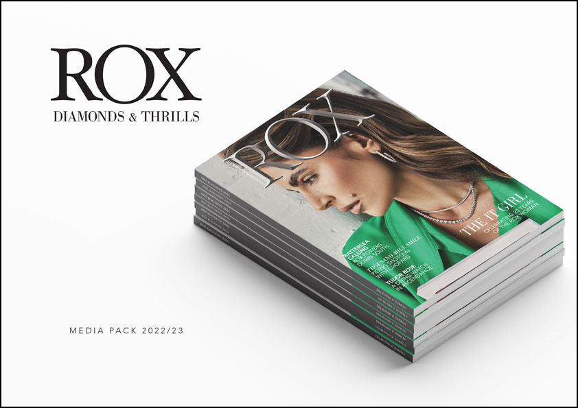 image of ROX magazines stacked up