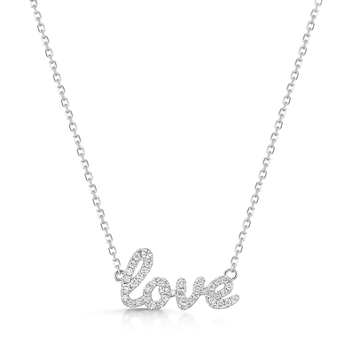 Diamond Love Necklace 0.29cts