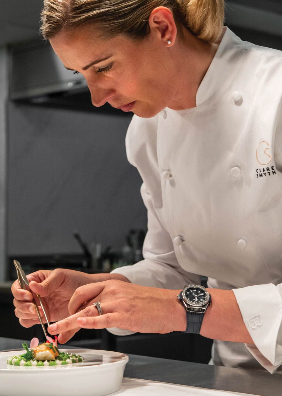 woman preparing food
