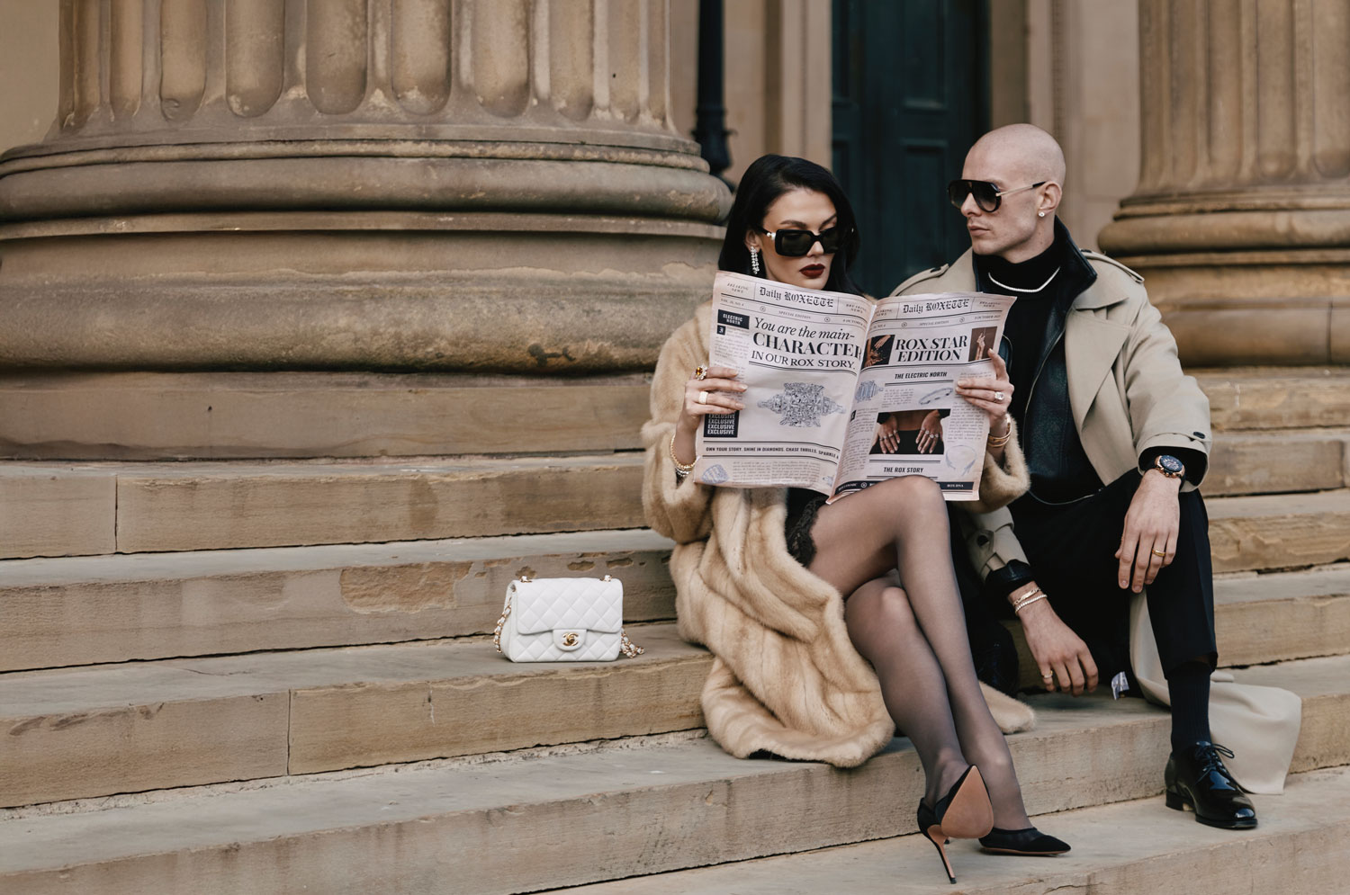 Most Wanted - man and woman wearing diamonds