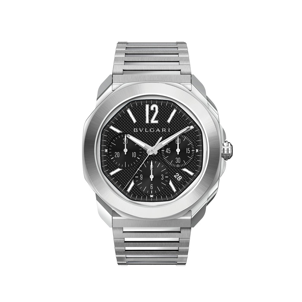 Bulgari Octo Roma Chronograph Black 42mm Watch